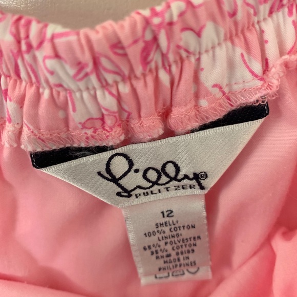 Lily Pulitzer Girls tiered Skirt sz 12 - Picture 2 of 3